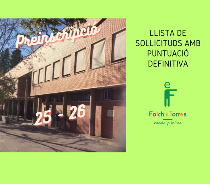 PREINSCRIPCIÓ